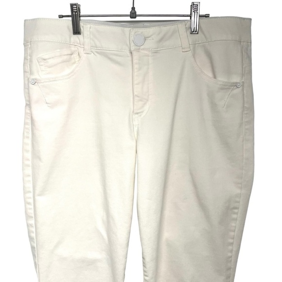 Democracy Abroad Technology Optic White Stretch Skinny Jeans Women’s 12 - Picture 6 of 14